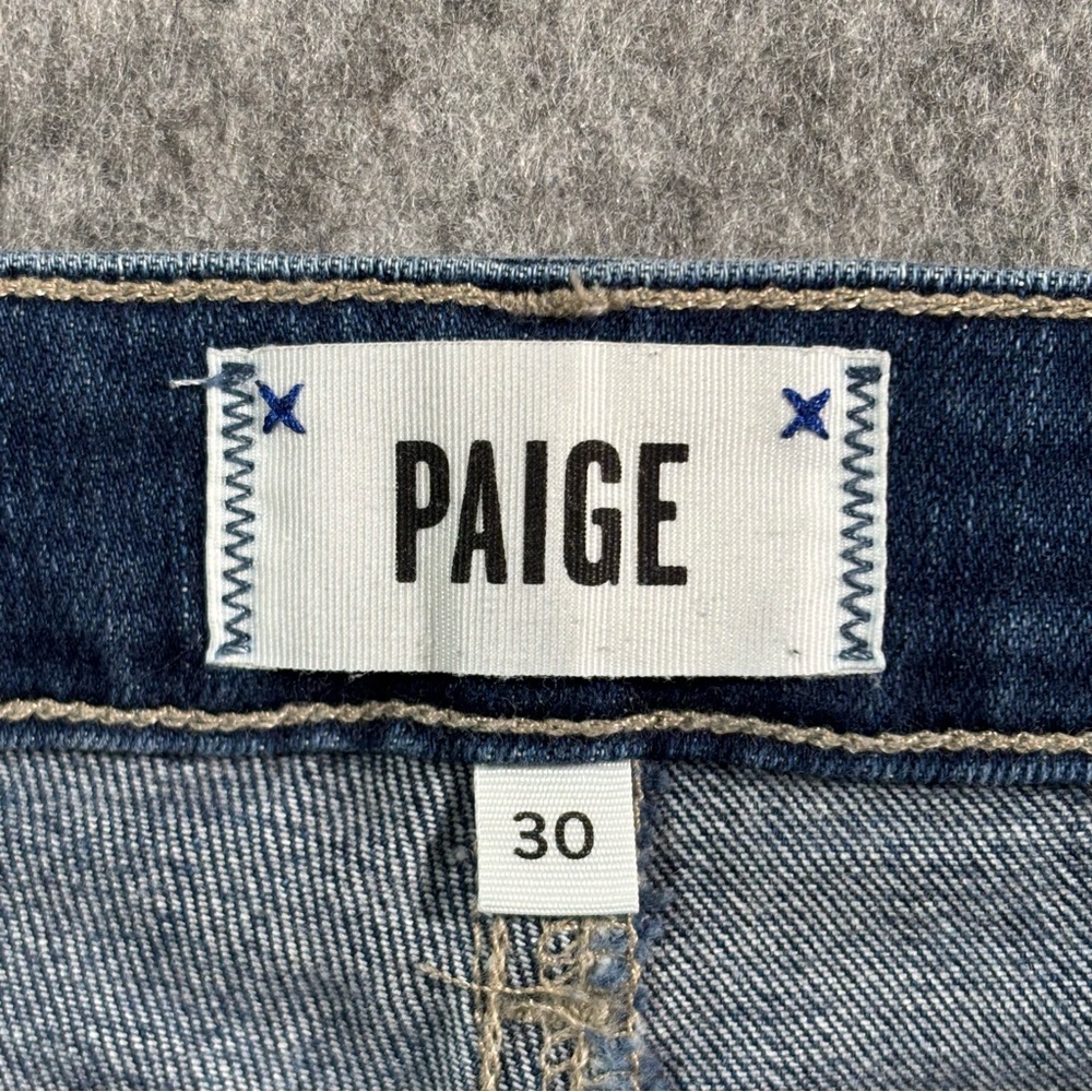 Paige Womens Medium Wash Distressed Verdugo Ankle Jeans Siz e30 - Picture 11 of 15